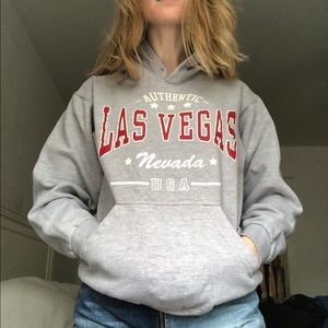 Grey las vegas sweatshirt
